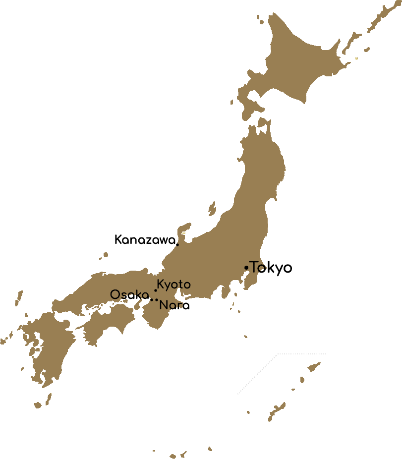 Map japan culinary
