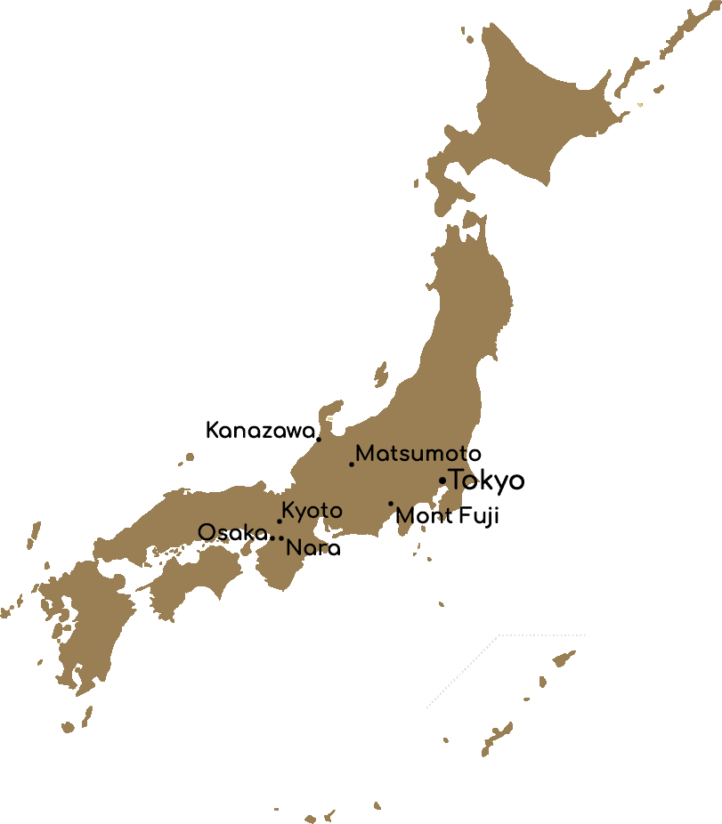 Map Koyo tour Japan