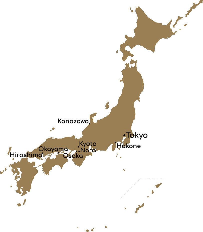 Map Sakura- tour Japan