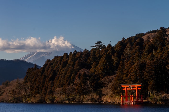 Mont Fuji from Ashi Lake, Hakone