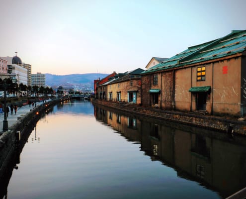 Otaru canal, Hokkaido