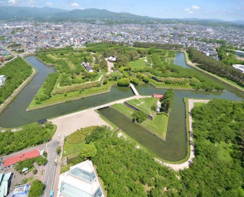 The Goryokaku Fort in Hakodate