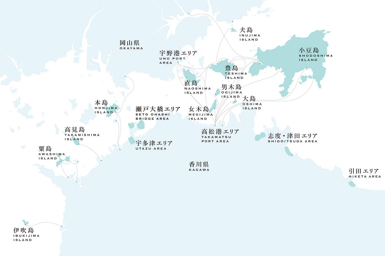 Setouchi Triennale 2025 map